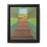 Beyond the Path Framed Matte Canvas
