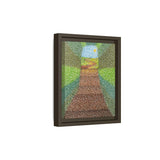 Beyond the Path Framed Matte Canvas