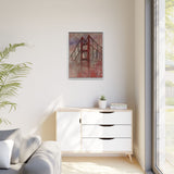 San Francisco Heights Framed Canvas Print
