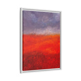 The Red Hill Matte Framed Canvas