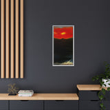 Red Mountain Framed Canvas Art