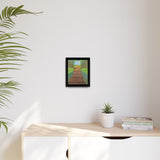 Beyond the Path Framed Matte Canvas