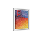Sunny Side Bridge Matte Framed Canvas