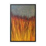 Hot Grass Shadowbox Canvas