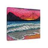 Ocean Beach Matte Canvas Print