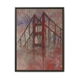 San Francisco Heights Framed Canvas Print