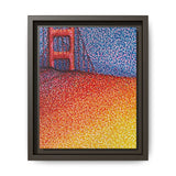 Sunny Side Bridge Matte Framed Canvas