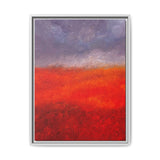 The Red Hill Matte Framed Canvas