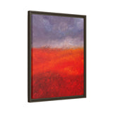 The Red Hill Matte Framed Canvas