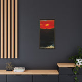 Red Mountain Framed Canvas Art