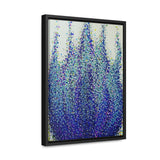 Purple Lit Gallery Shadowbox Canvas