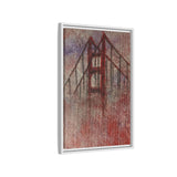 San Francisco Heights Framed Canvas Print