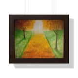 Just Ahead Framed Print