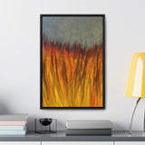 Hot Grass Shadowbox Canvas