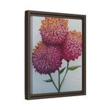 Carnation Flowers Framed Canvas
