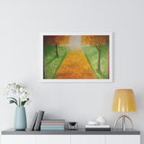 Just Ahead Framed Print