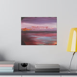 A Blended Evening Abstract Art Canvas Print