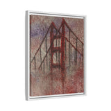 San Francisco Heights Matte Framed Canvas