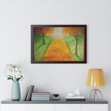 Just Ahead Framed Print