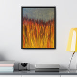 Hot Grass Shadowbox Canvas