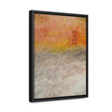 Tipping Points SF - Shadowbox Canvas Art Print