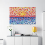 Large Criss-Cross Gallery Grade Canvas Print