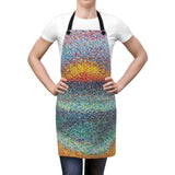 Pointillism Sunrise Apron