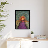 A Path Ahead Series Matte Framed Canvas