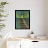 A Path Ahead Series Matte Framed Canvas
