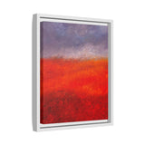 The Red Hill Matte Framed Canvas