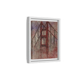 San Francisco Heights Framed Canvas Print