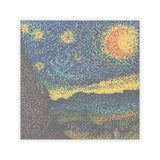 A Starry Night in Dots Stickers