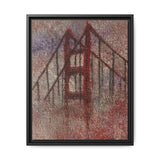 San Francisco Heights Matte Framed Canvas