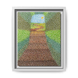 Beyond the Path Framed Matte Canvas