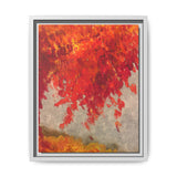 Autumn Blaze Framed Canvas Print