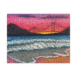 Ocean Beach Matte Canvas Print
