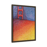 Sunny Side Bridge Matte Framed Canvas