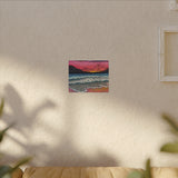 Ocean Beach Matte Canvas Print