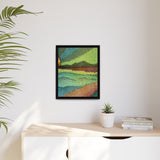 A Path Beyond Framed Matte Canvas