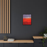The Red Hill Matte Framed Canvas