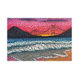 Ocean Beach Matte Canvas Print