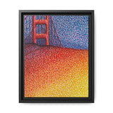 Sunny Side Bridge Matte Framed Canvas