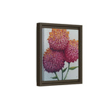 Carnation Flowers Framed Canvas