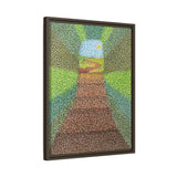 Beyond the Path Framed Matte Canvas