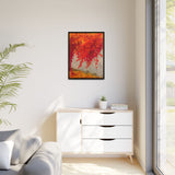 Autumn Blaze Framed Canvas Print