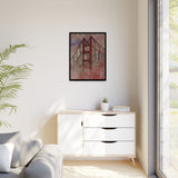 San Francisco Heights Framed Canvas Print
