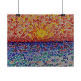 Criss Cross Horizon Poster