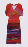 Neon Sky Sarah V-neck Dress