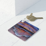 Square Photo Keyring Featuring Red Sea Day & Night