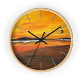 Warm Moon Wall Clock